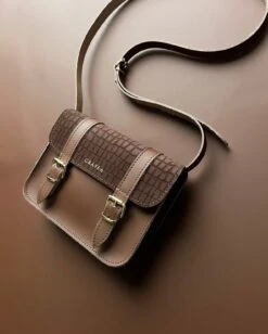 MINI SATCHEL SUEDE BROWN -Grafea Sales Store 1B5471AF FBEB 4C2B A682 A37C9C7D9B48