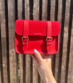 MINI SATCHEL SUEDE RED -Grafea Sales Store 264289EE B985 401A B766 28BC7DB417EE