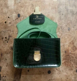 SMALL CROSSBODY CROC GREEN -Grafea Sales Store 65273C46 C4C6 45BA A6B8 09509E0C7BCB