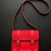 MINI SATCHEL SUEDE RED