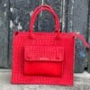 MINI LANA SUEDE RED