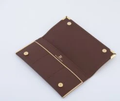 BROWN SUNFLOWER WALLET -Grafea Sales Store BROWN SUNFLOWER WALLET INSIDE