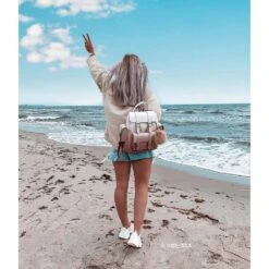 HARI II FADED CAPPUCCINO -Grafea Sales Store HARI II FADED CAPPUCCINO BLOGGER leather backpack