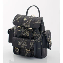 HARI II GOLDEN ATLAS -Grafea Sales Store HARI II GOLDEN ATLAS SIDE leather backpack