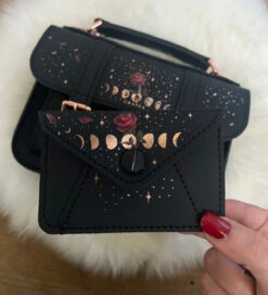 CARD WALLET ROSE MOON