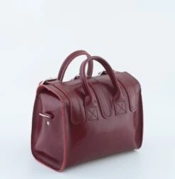 LUNA SMALL VINTAGE BORDEAUX -Grafea Sales Store LUNA SMALL VINTAGE BORDEAUX BACK