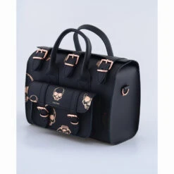 LUNA ROSE GOLD SKULLS -Grafea Sales Store LUNA rose gold skulls side