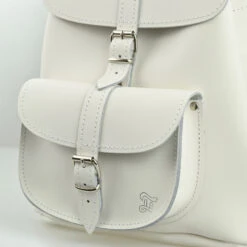 ANGEL -Grafea Sales Store angel white leather backpack detail side