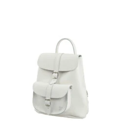 ANGEL -Grafea Sales Store angel white leather backpack side