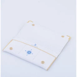 BLUE GOLD ATLAS WALLET -Grafea Sales Store blue gold atlas wallet inside