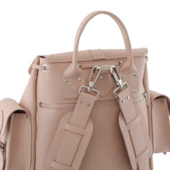 CAPPUCCINO -Grafea Sales Store cappuccino nude leather backpack closeup