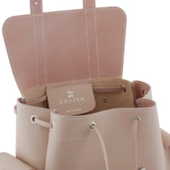 HARI II CAPPUCCINO -Grafea Sales Store hari ii cappuccino leather backpack inside