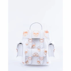 HARI II WHITE ROSE GOLD SKULLS