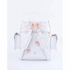 HARI II WHITE ROSE GOLD SKULLS -Grafea Sales Store hari ii white rose gold skulls back