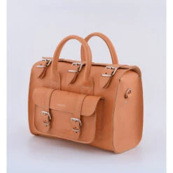 LUNA PEBBLED TAN -Grafea Sales Store luna pebbled tan side