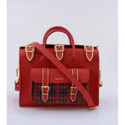 LUNA TARTAN RED -Grafea Sales Store luna tartan red strap