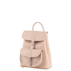 MIA -Grafea Sales Store mia light beige leather backpack side