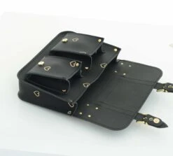 MICRO GOLDEN HEARTS BLACK -Grafea Sales Store micro golden hearts inside1