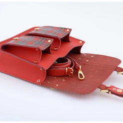 MICRO TARTAN RED -Grafea Sales Store micro tartan red inside