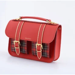MICRO TARTAN RED -Grafea Sales Store micro tartan red side