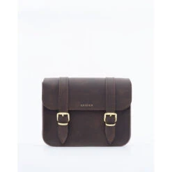 MINI SATCHEL DARK BROWN