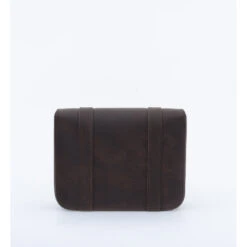 MINI SATCHEL DARK BROWN -Grafea Sales Store mini satchel dark brown back