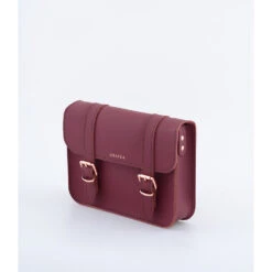 MINI SATCHEL MULBERRY -Grafea Sales Store mini satchel mulberry side