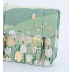 MINI SATCHEL TULIP -Grafea Sales Store mini satchel tulip closeup