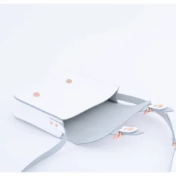 MINI SATCHEL WHITE LOVE ME NOT -Grafea Sales Store mini satchel white lovemenot inside