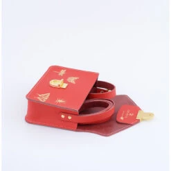 SMALL CROSSBODY GOLDEN BUGS RED -Grafea Sales Store small crossbody golden bugs red inside
