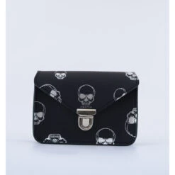SMALL CROSSBODY SILVER SKULLS