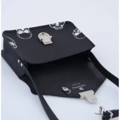 SMALL CROSSBODY SILVER SKULLS -Grafea Sales Store small crossbody silver skulls inside