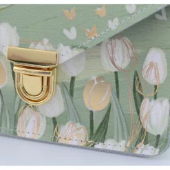 SMALL CROSSBODY TULIP -Grafea Sales Store small crossbody tulip closeup