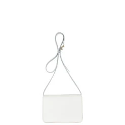 SMALL CROSSBODY WHITE -Grafea Sales Store small crossbody white leather bag back