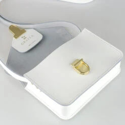 SMALL CROSSBODY WHITE -Grafea Sales Store small crossbody white leather bag inside