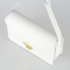 SMALL CROSSBODY WHITE -Grafea Sales Store small crossbody white leather bag top