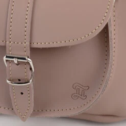 TRUFFLE -Grafea Sales Store truffle brown leather backpack with pompom detail