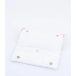 WHITE ROSE GOLD SKULLS WALLET -Grafea Sales Store white rose gold skulls wallet inside